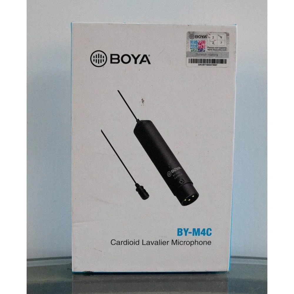BOYA‎ BY-M4C Cardioid Lavalier Microphone